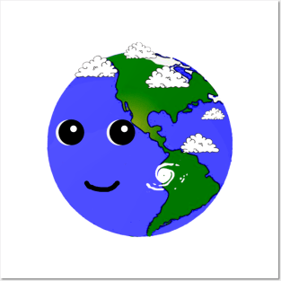 Cute Earth Posters and Art